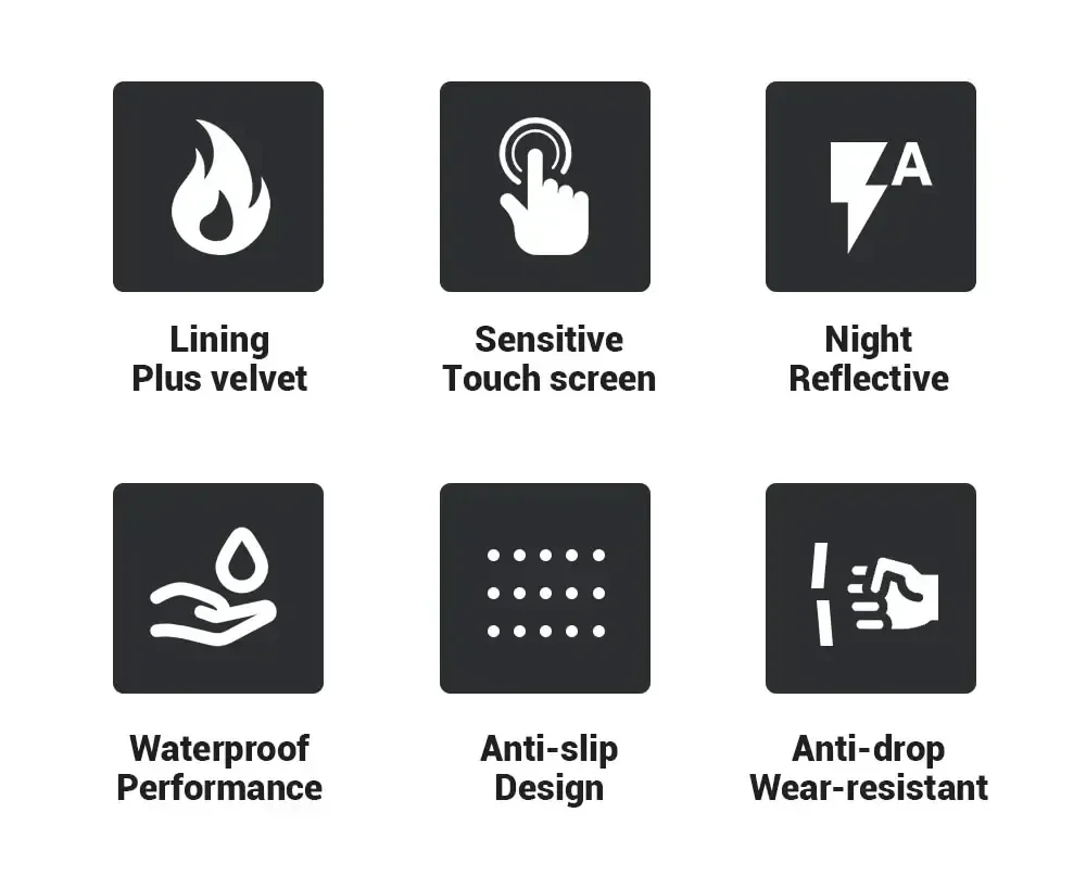 Warm Winter Waterproof Windproof Anti-slip Gloves - Image 17