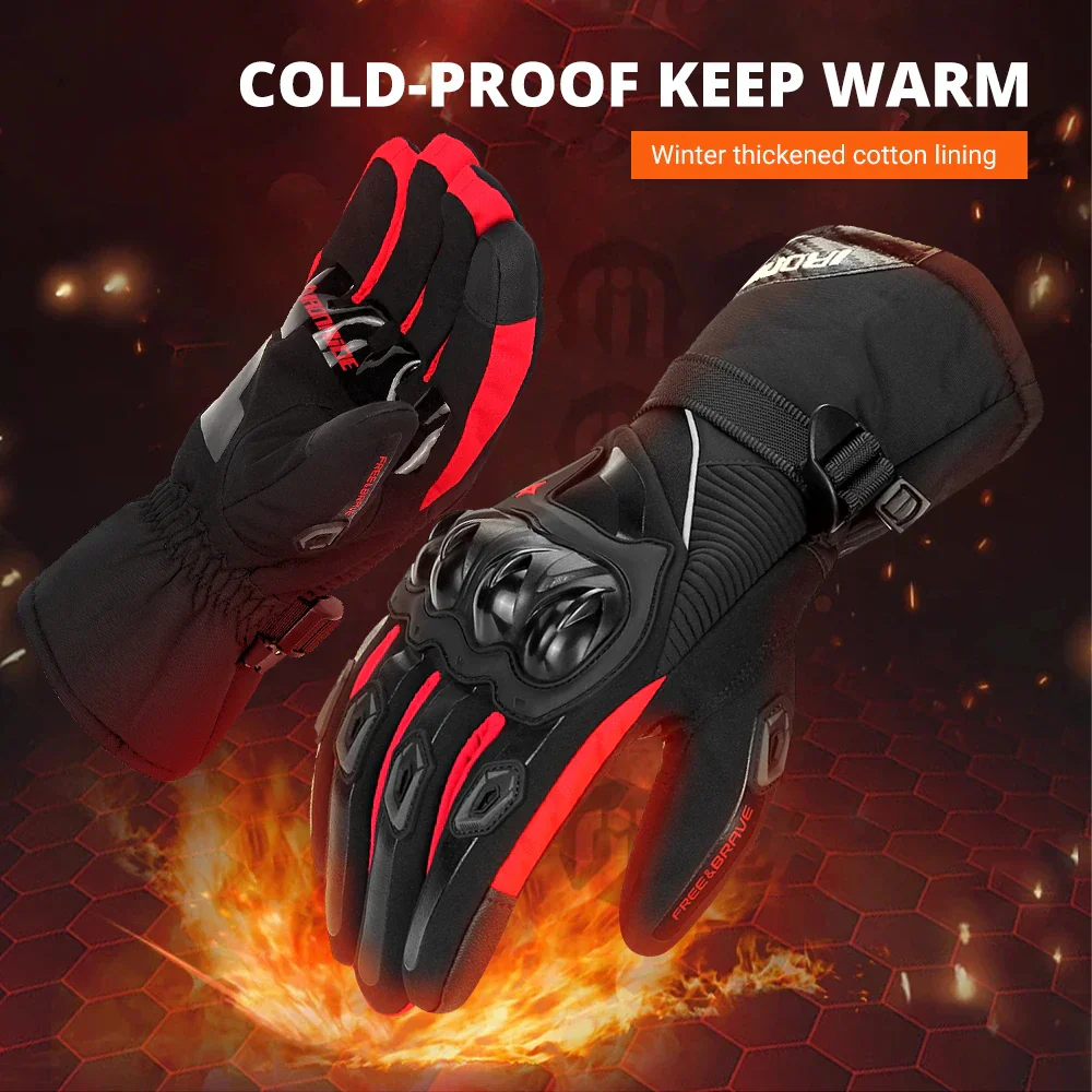Warm Winter Waterproof Windproof Anti-slip Gloves - Image 3