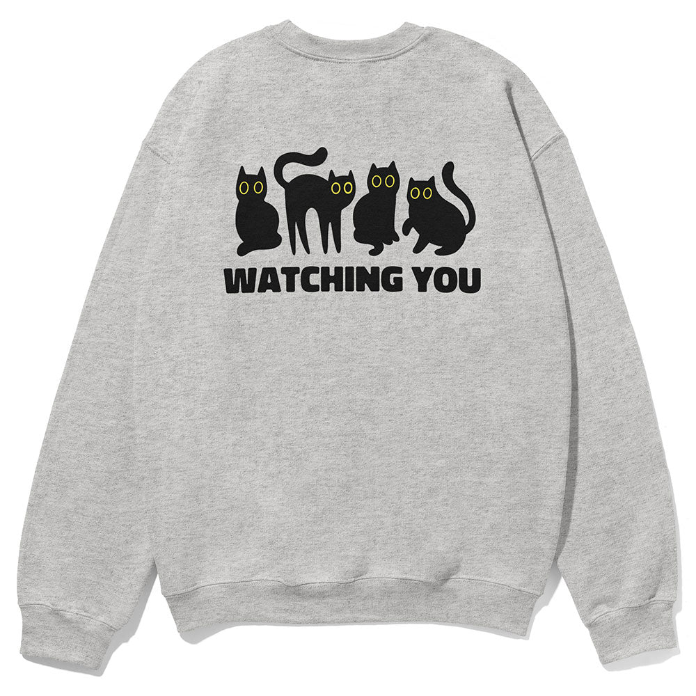 Watching You Cat Sweatshirt - Image 4