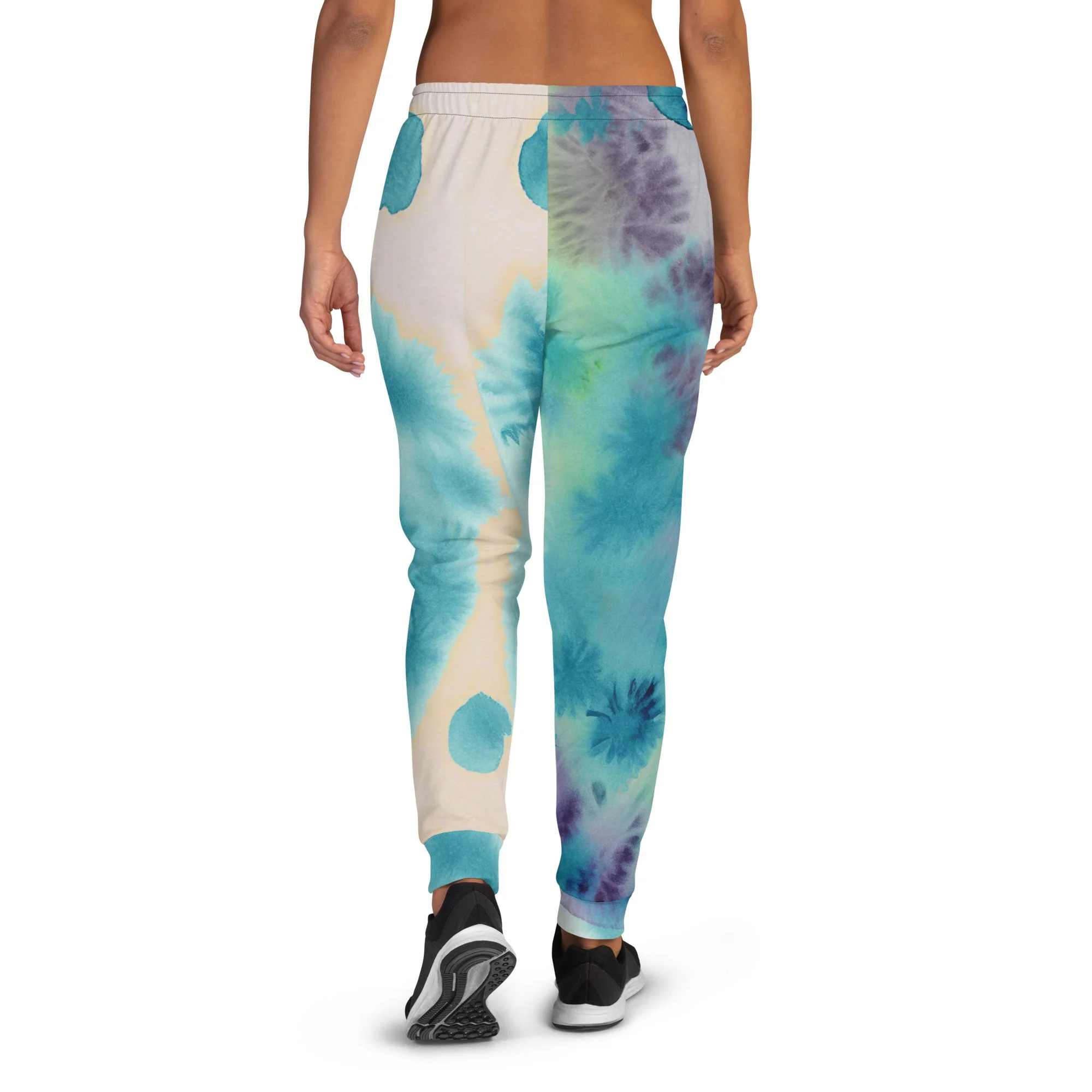 Watercolor Smudge Women's Joggers Sweatpants - Image 8