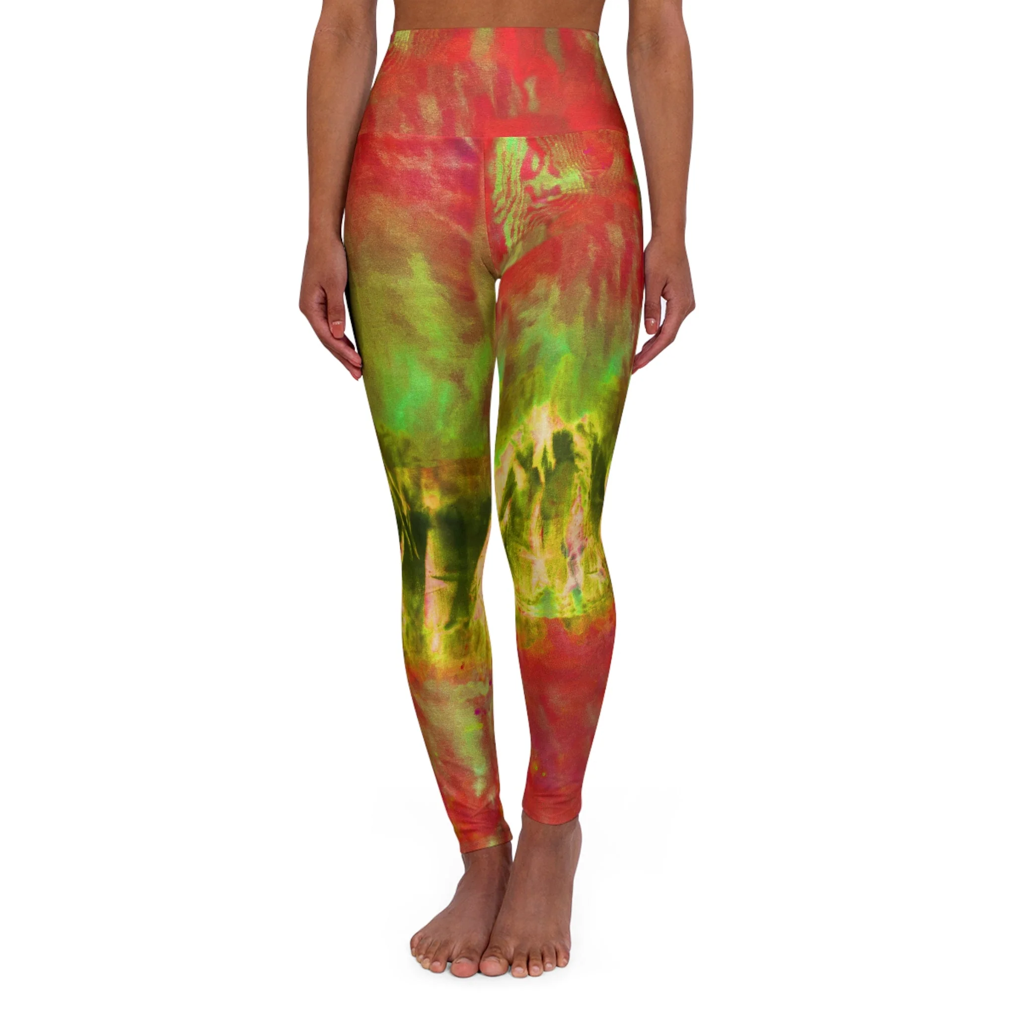 Watermelon Wet Yoga Leggings - Image 7