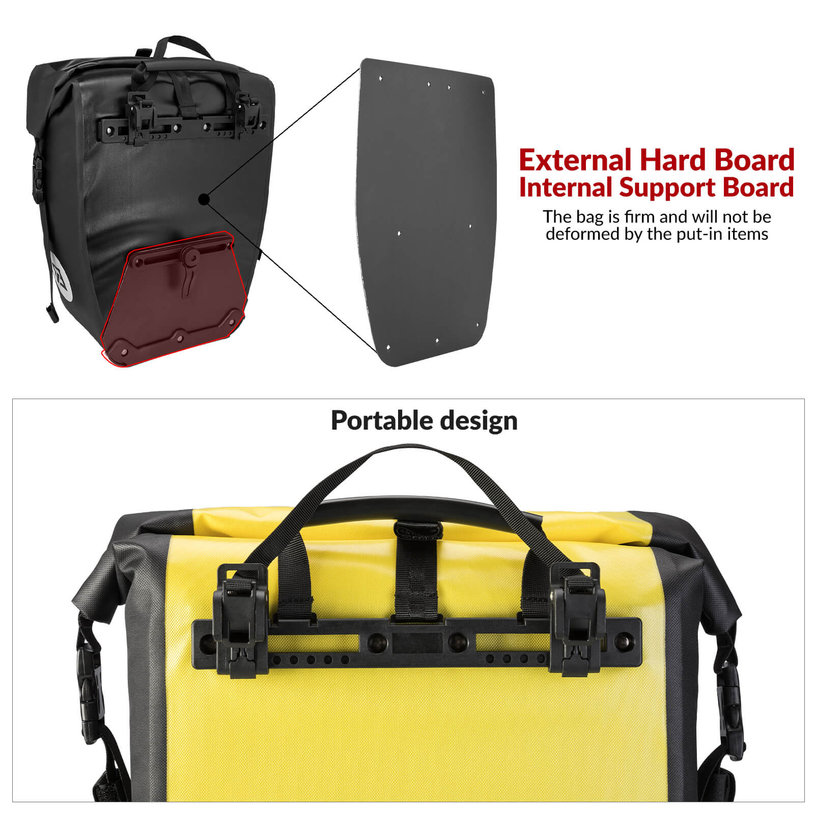 Waterproof Bike Pannier - 27L - Image 9