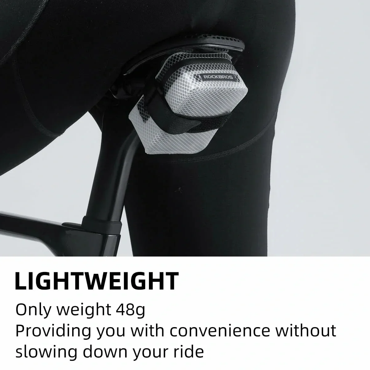 Waterproof Bike Saddle Bag 48g - Image 8