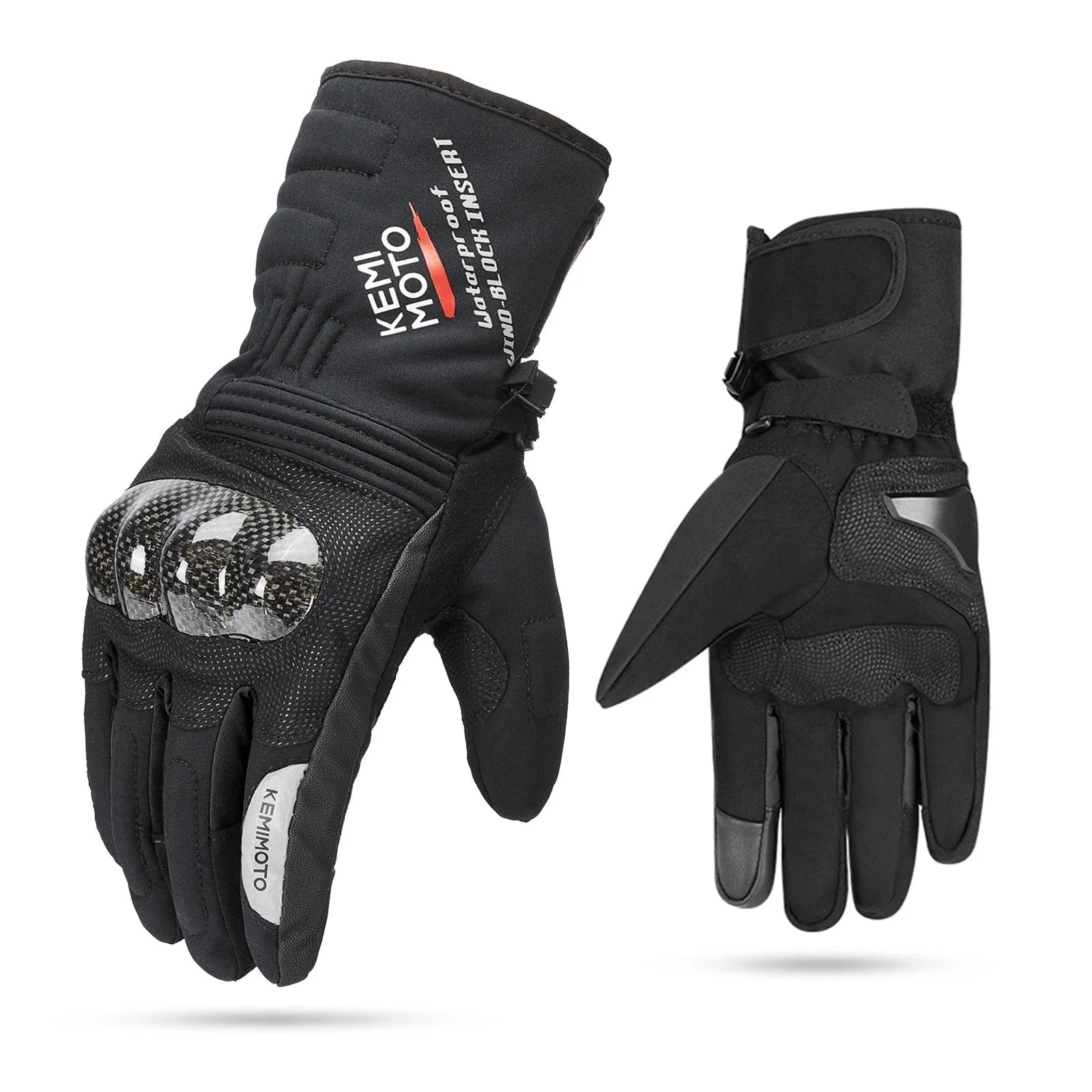 Waterproof Winter Motorcycle Gloves | CE Approved - Image 4