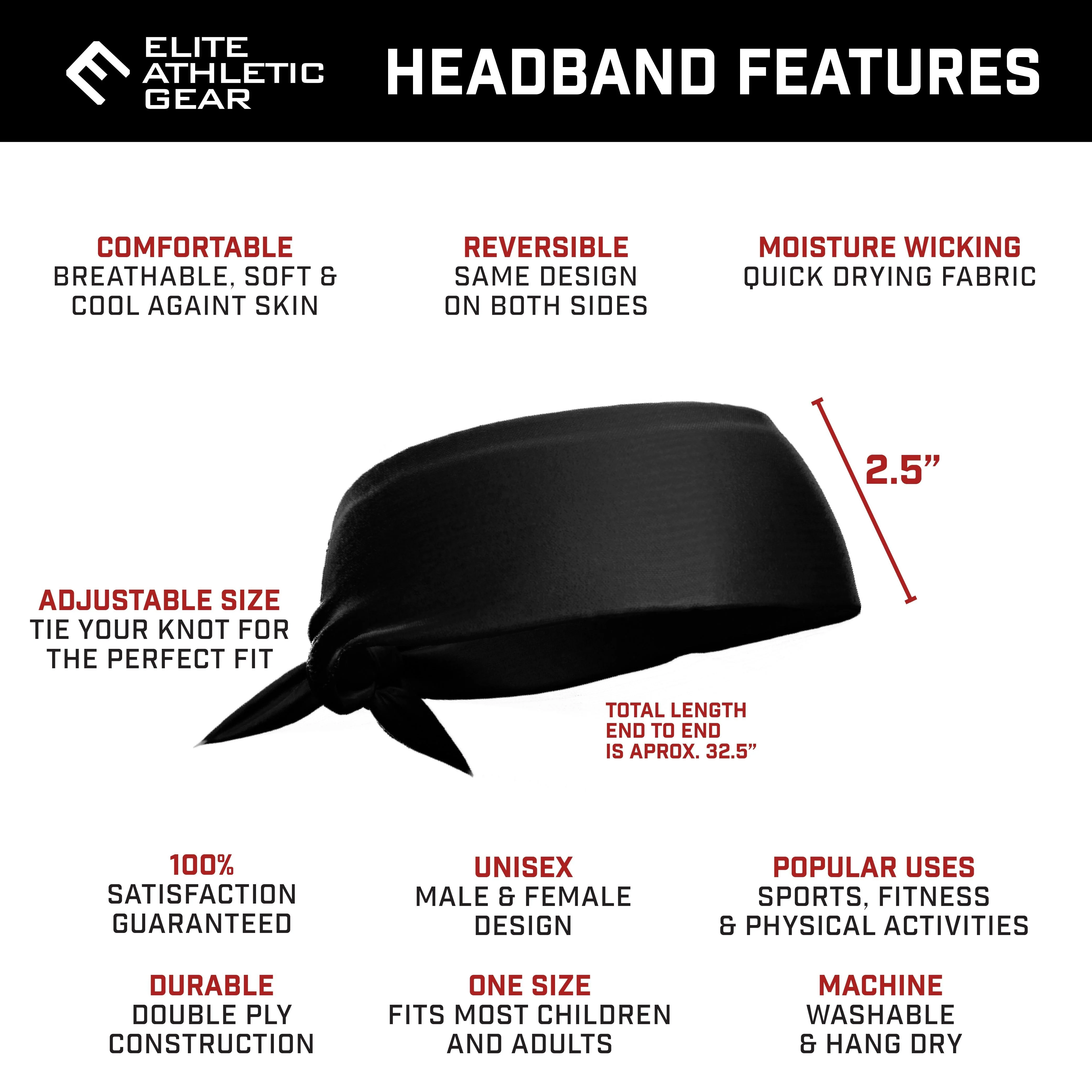 White BLESSED Tie Headband - Image 6