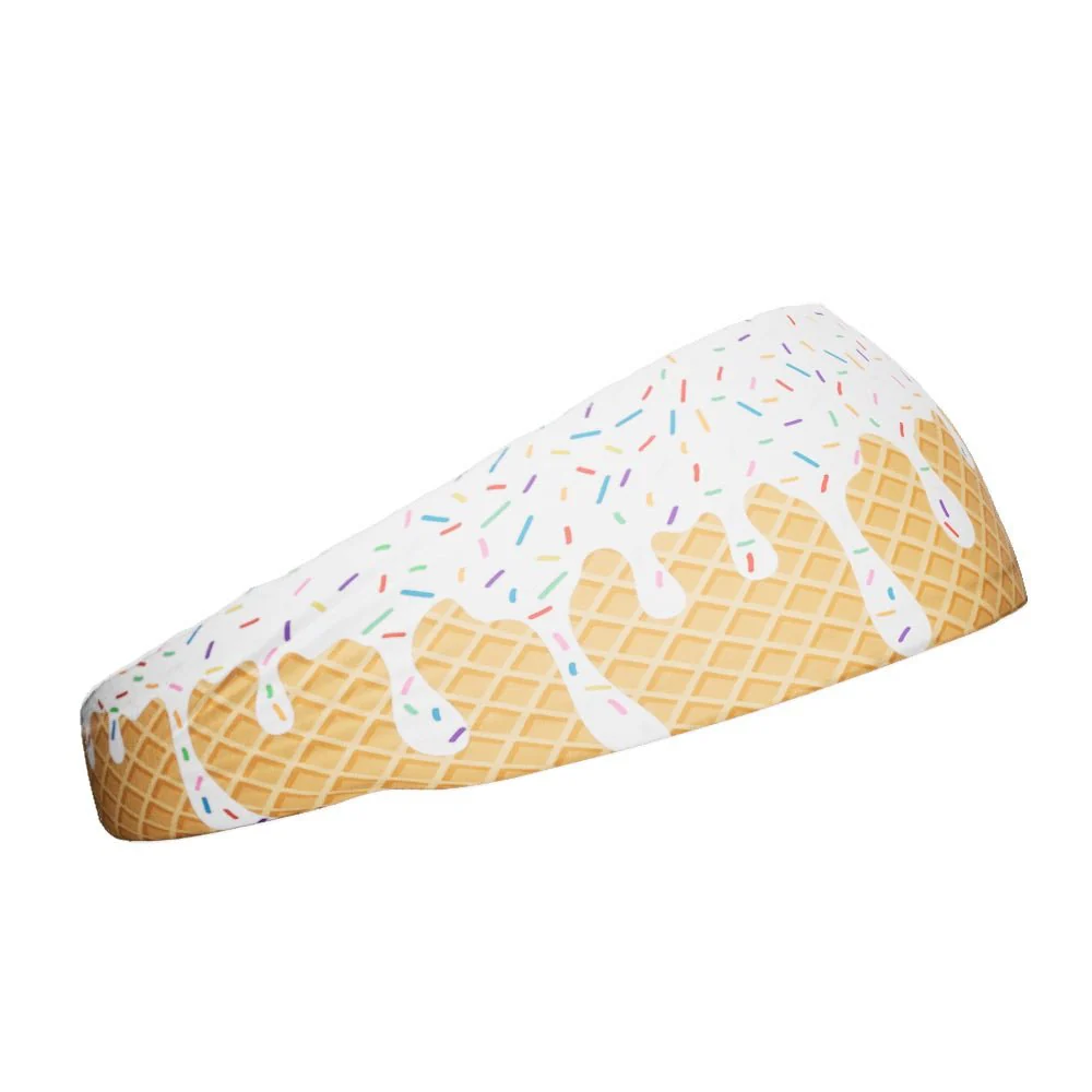 White Ice Cream Headband - Image 2