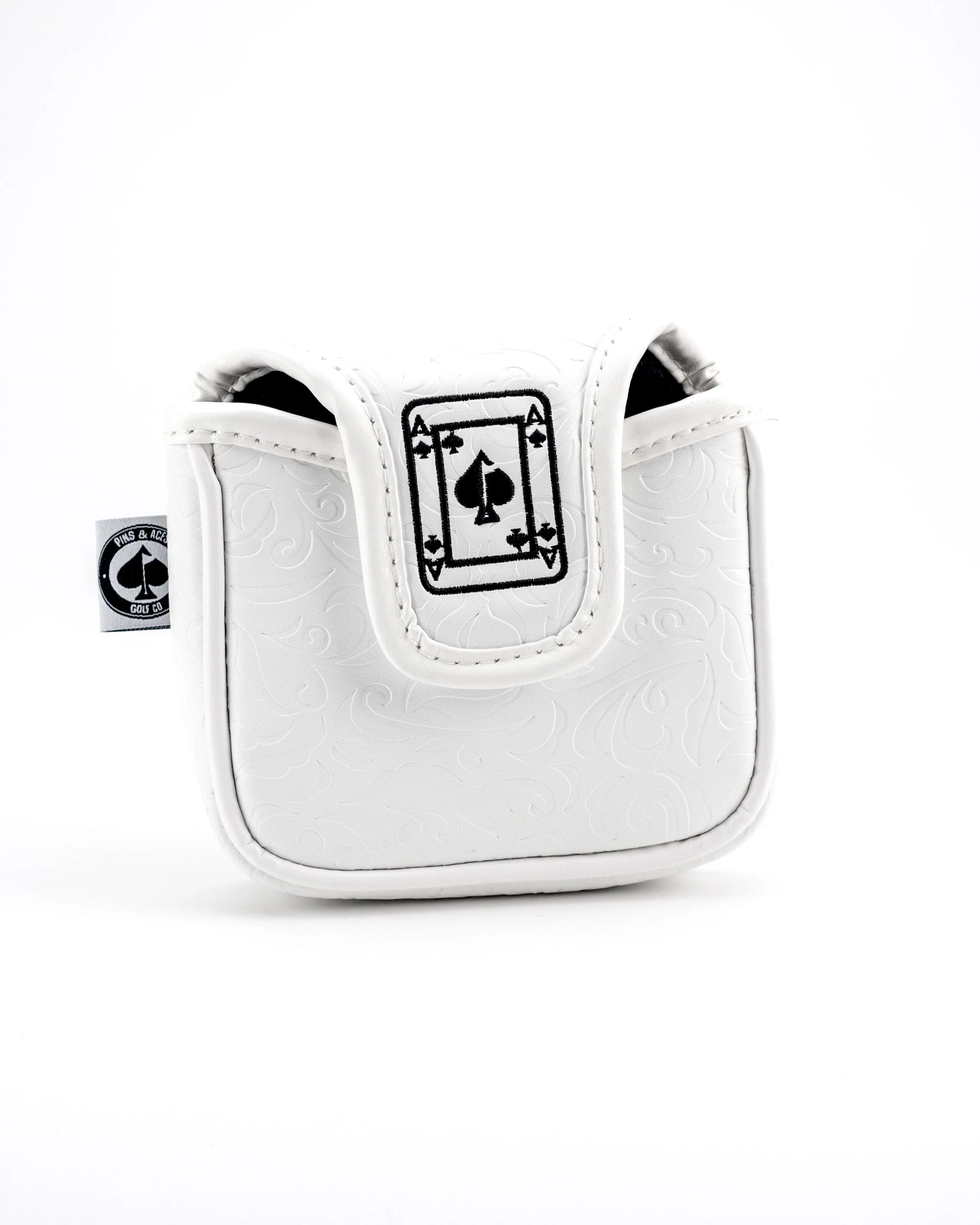 White Out Ace of Spades - Mallet Putter Cover - Image 8