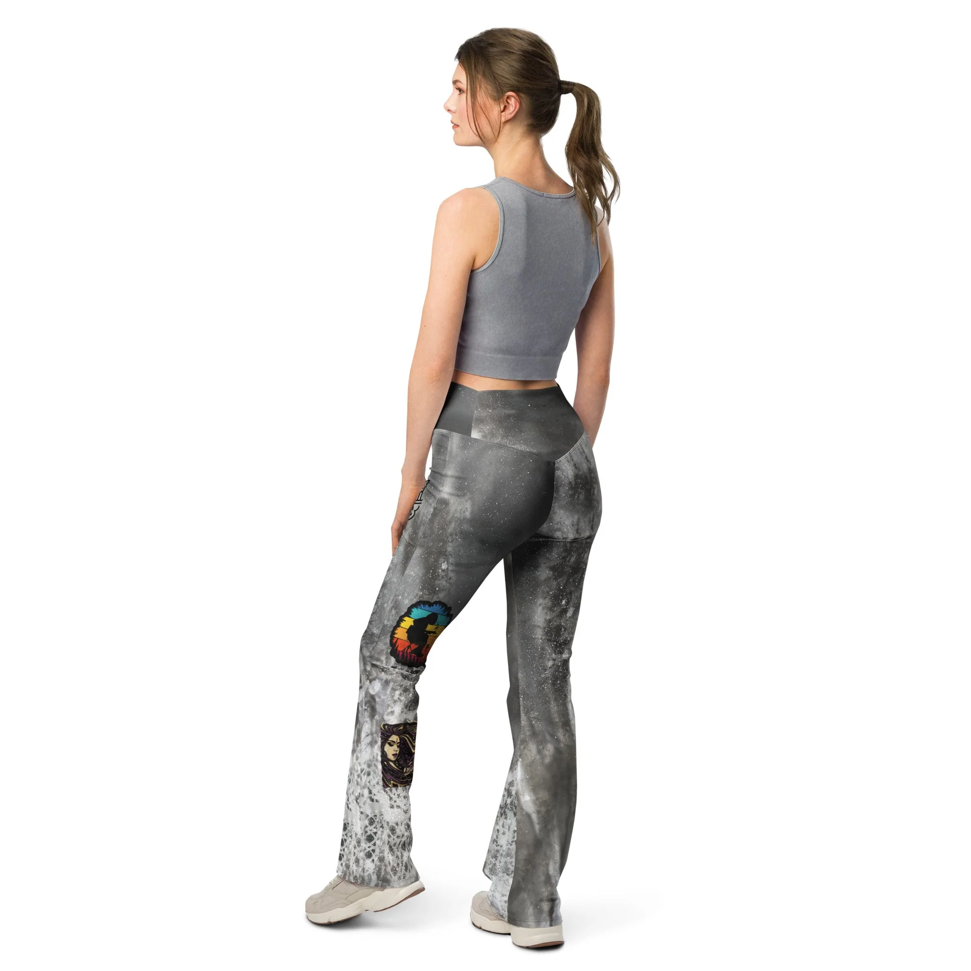 WideSpread Panic High Waist Flare leggings - Image 10