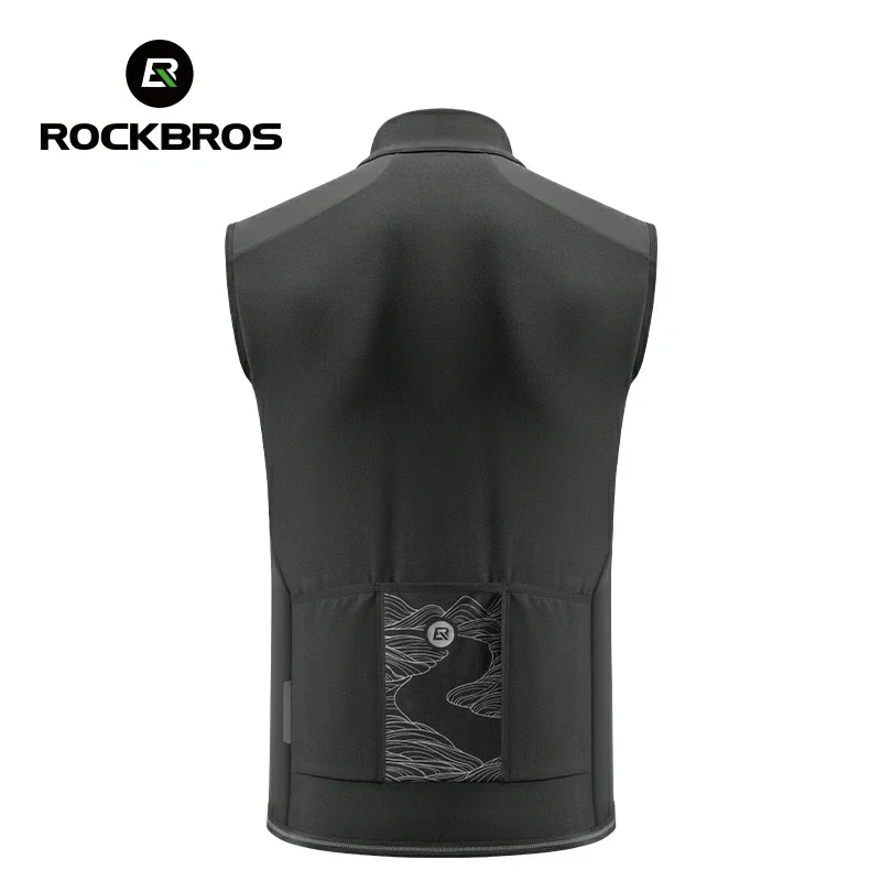 Windproof Fleece Cycling Vest - Image 7