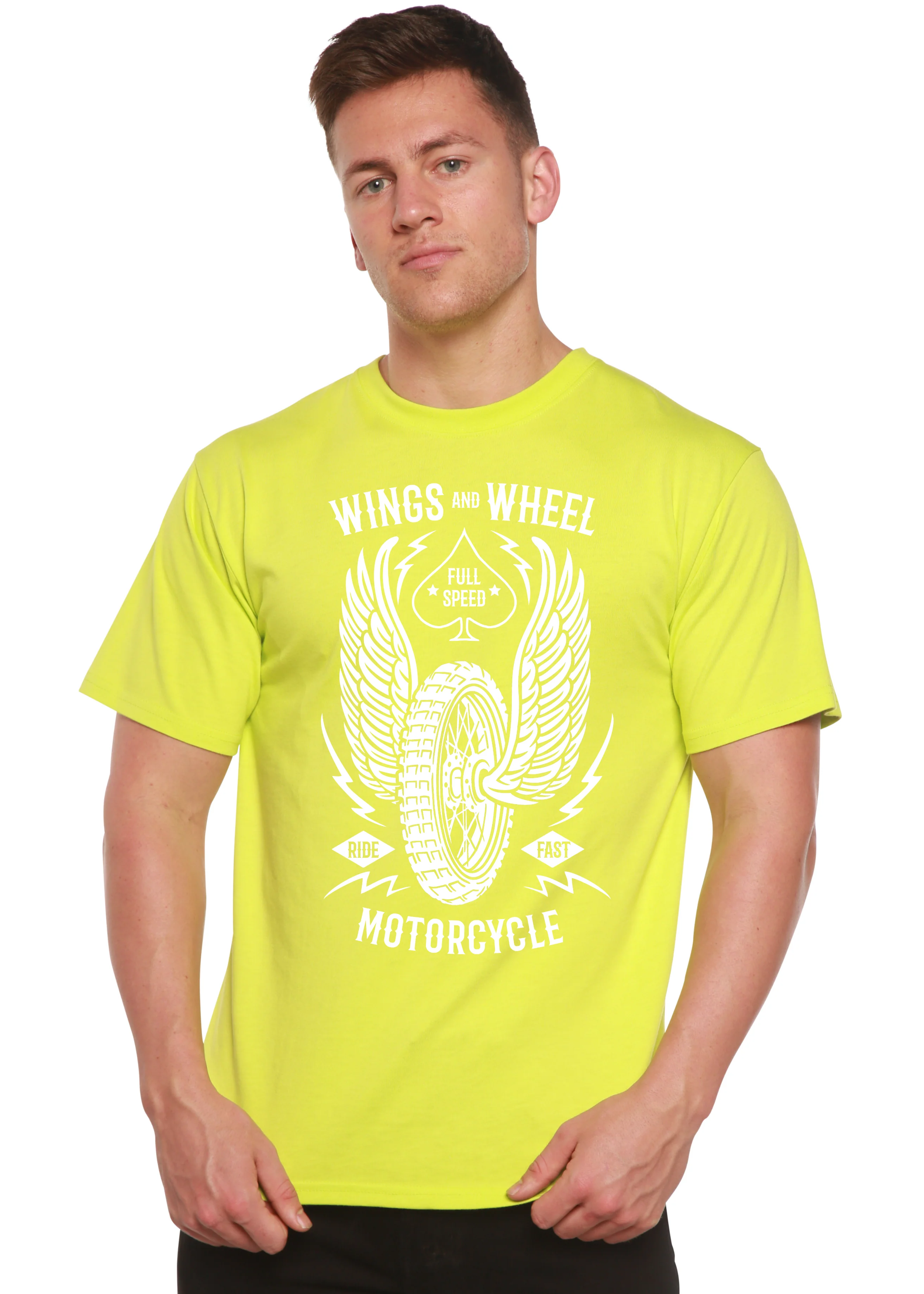Wings And Wheel Spun Bamboo® Men's Bamboo Viscose/Organic Cotton Short Sleeve Graphic T-Shirt - Image 6