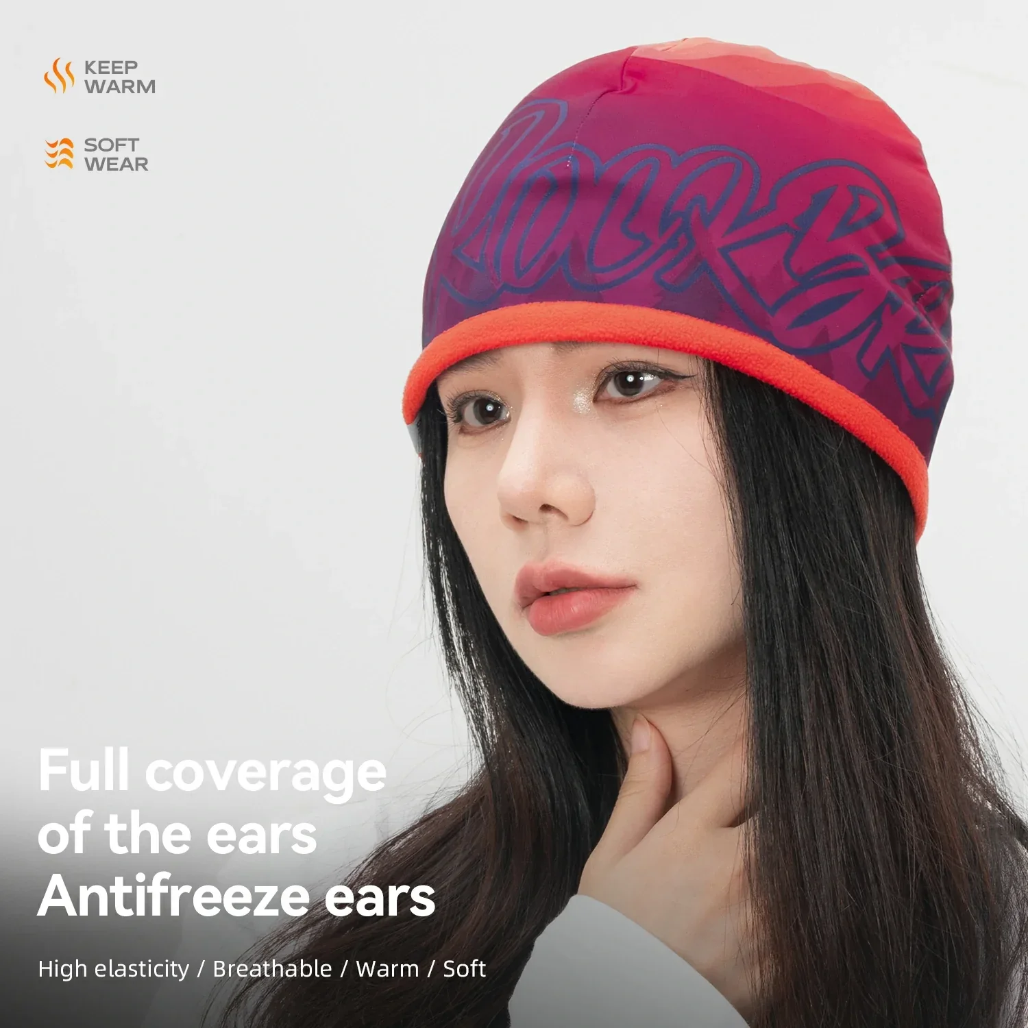 Winter Warm Wool Skull Cap Cycling Breathable for Biking Motorcycling Running - Image 9