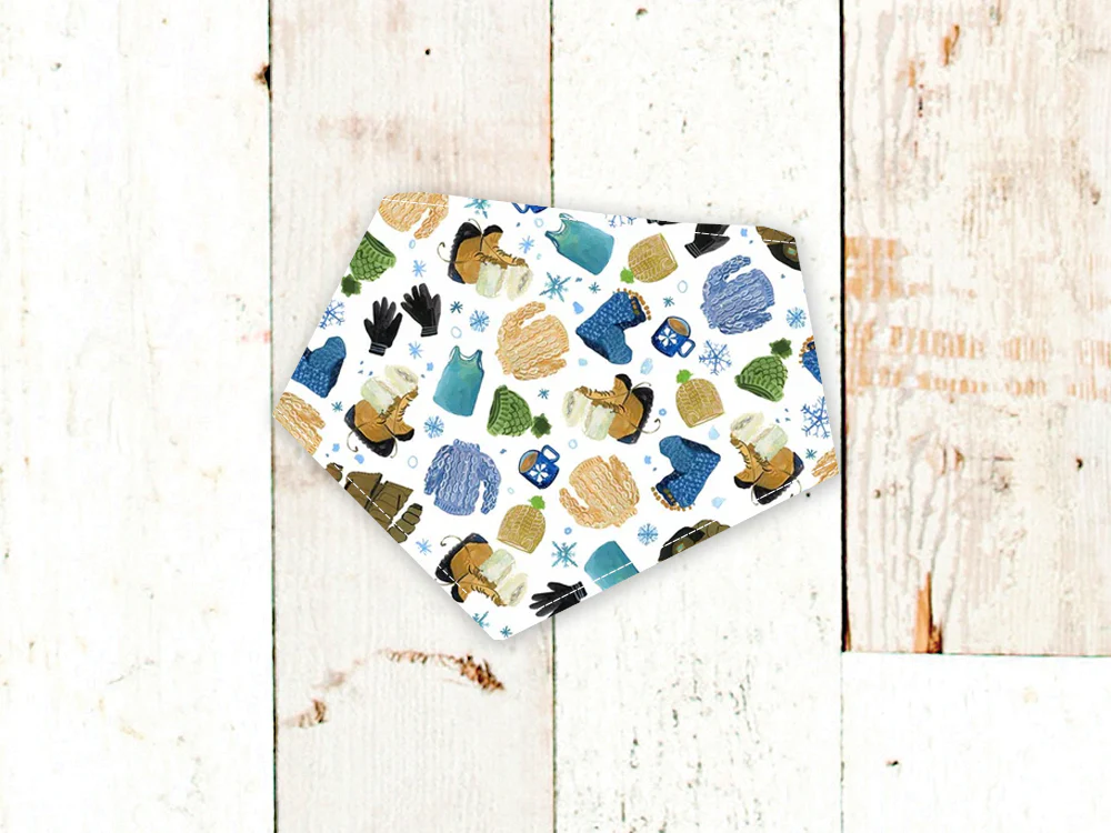 "Winter Weather" Dog Bandana
