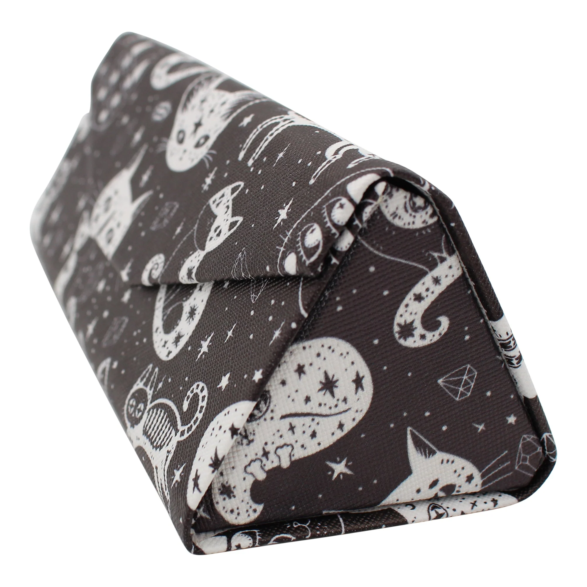 Witchy Cats Glasses Case - Horror/Halloween - Vegan Leather - Image 5