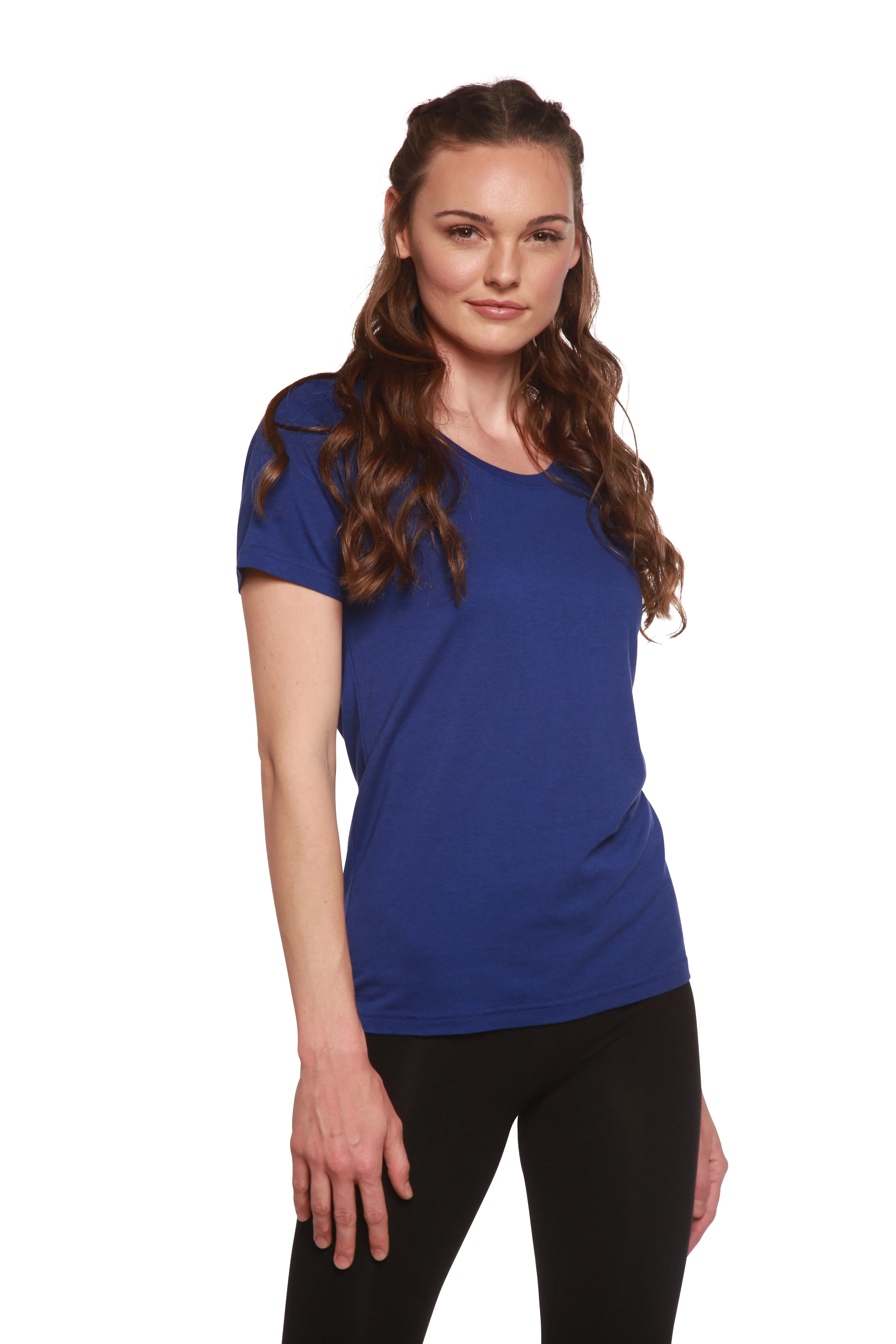 Women's Bamboo/Cotton Short Sleeve Scoop Neck T-Shirt - Image 3