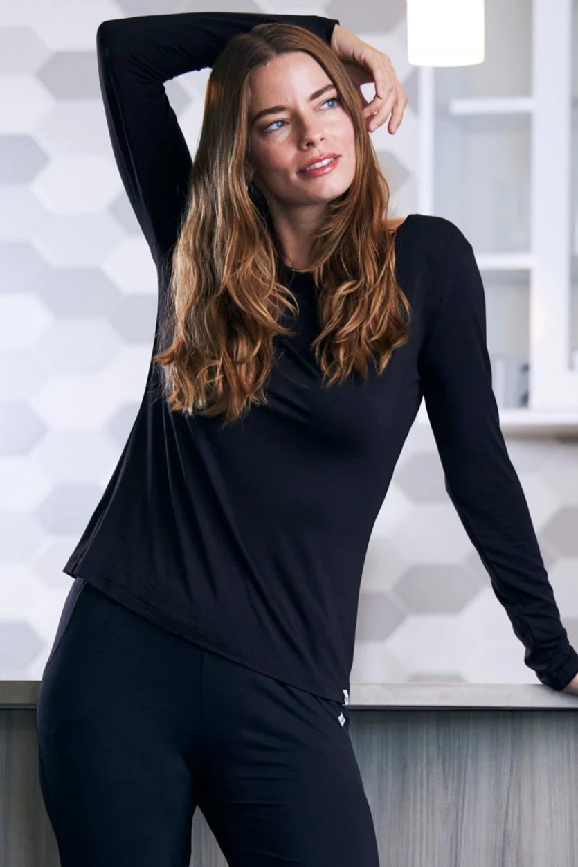 Women's Bamboo Lounge Long Sleeve T-Shirt - Image 2