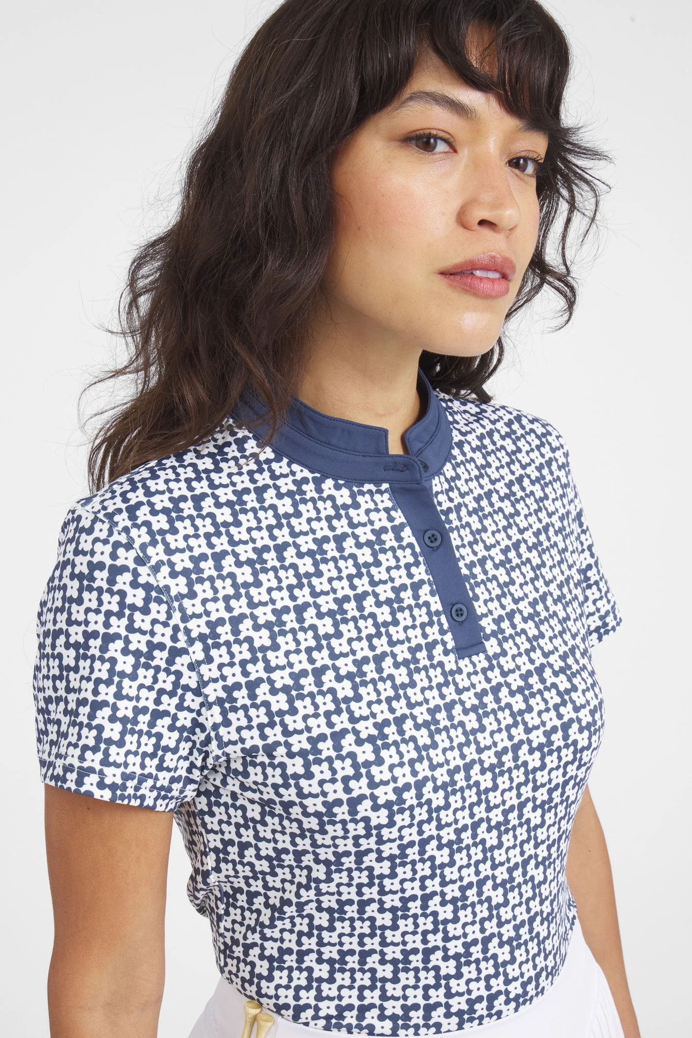 Women's Catalyst Polo | Mantra Collar | Bloom - Image 3