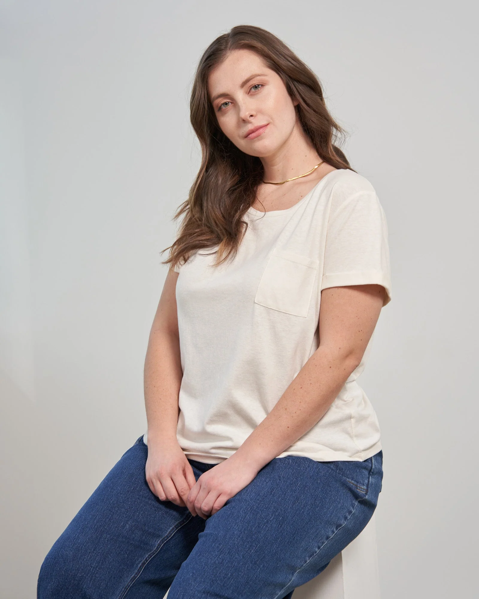 Women's EcoKnit⢠Pocket Tee - Image 3