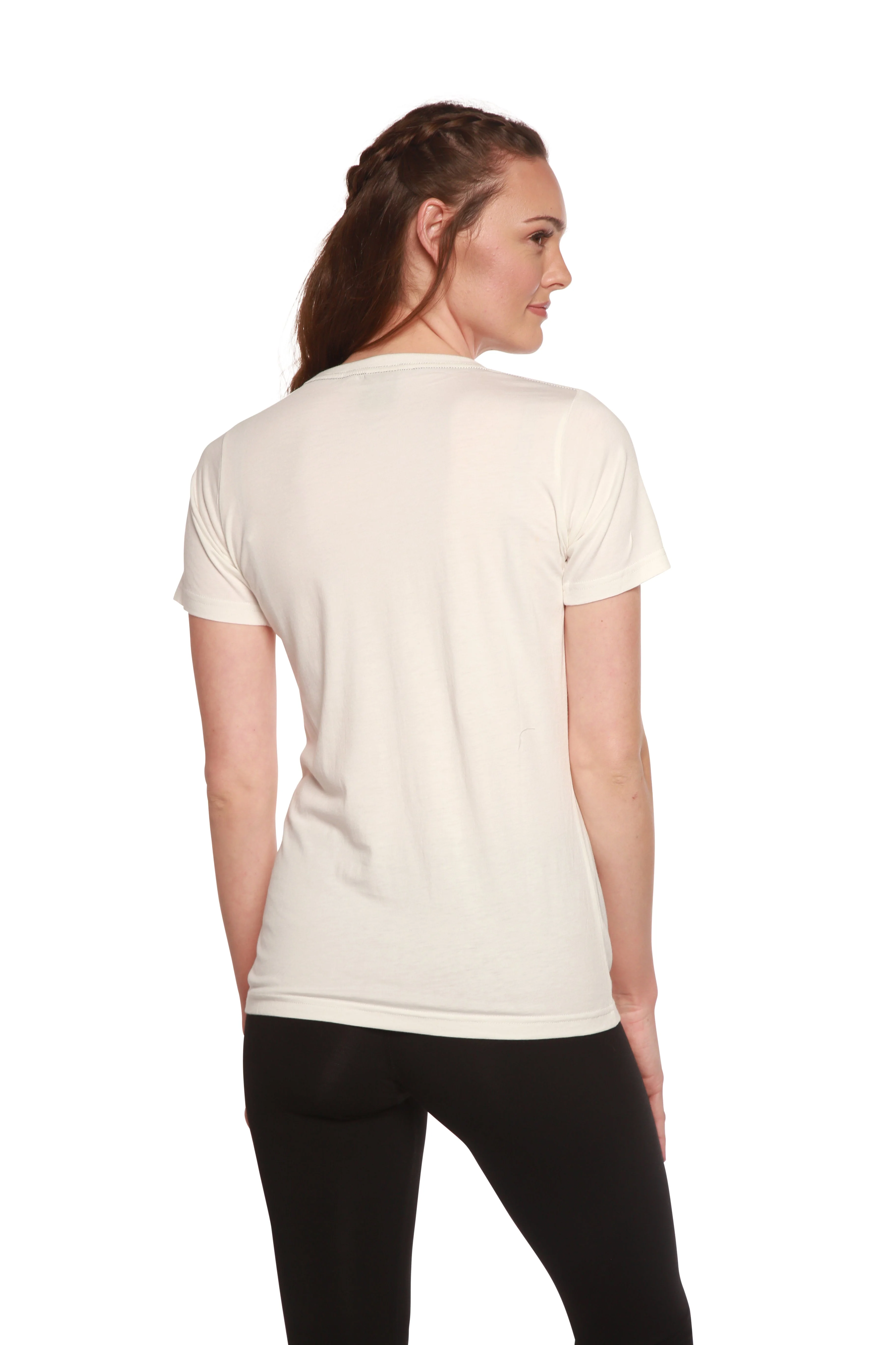 Women's Spun Bamboo Logo Bamboo Viscose/Organic Cotton T-Shirt - Image 2