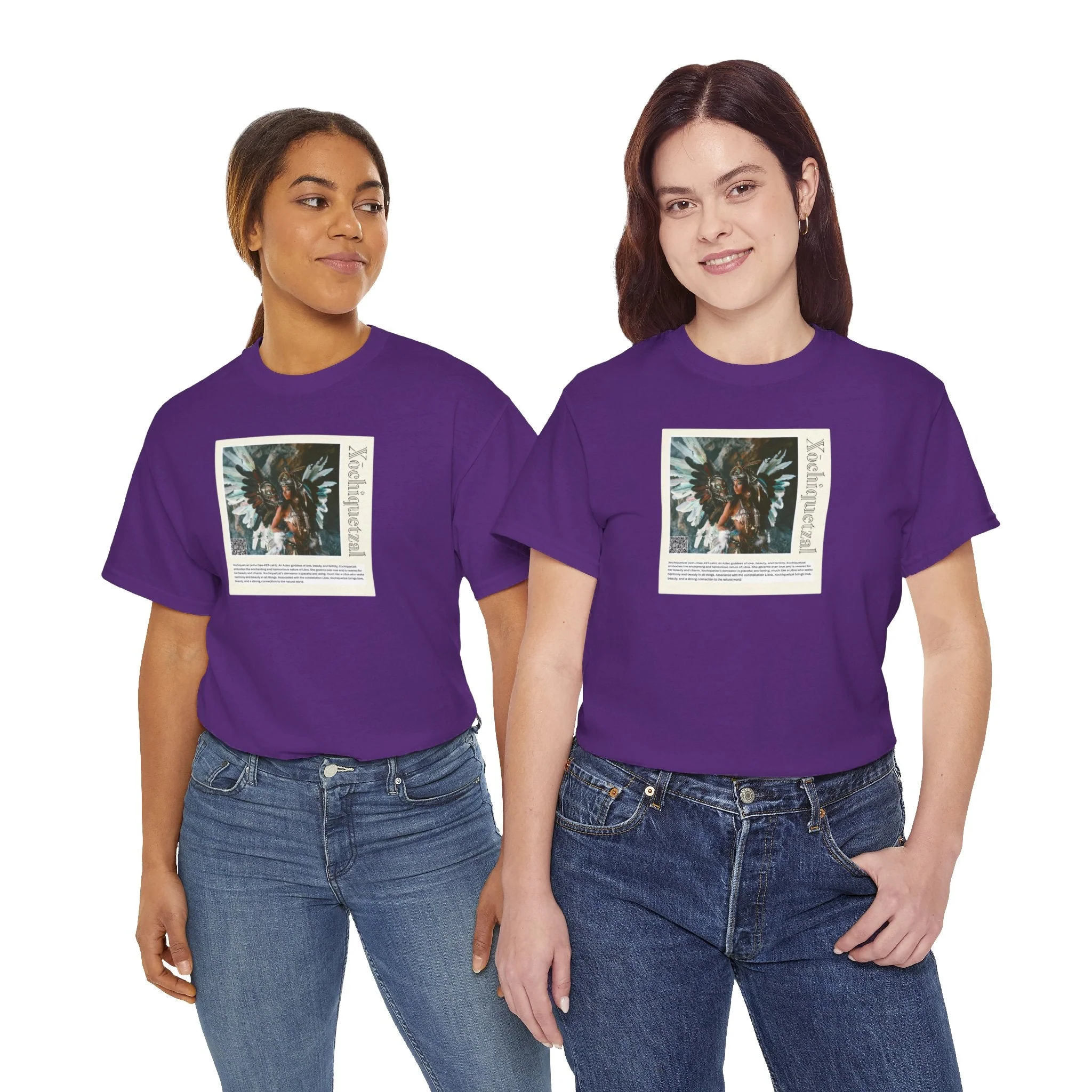 Xochiquetzal Aziza & Fae Unisex Heavy Cotton Tee - Image 64