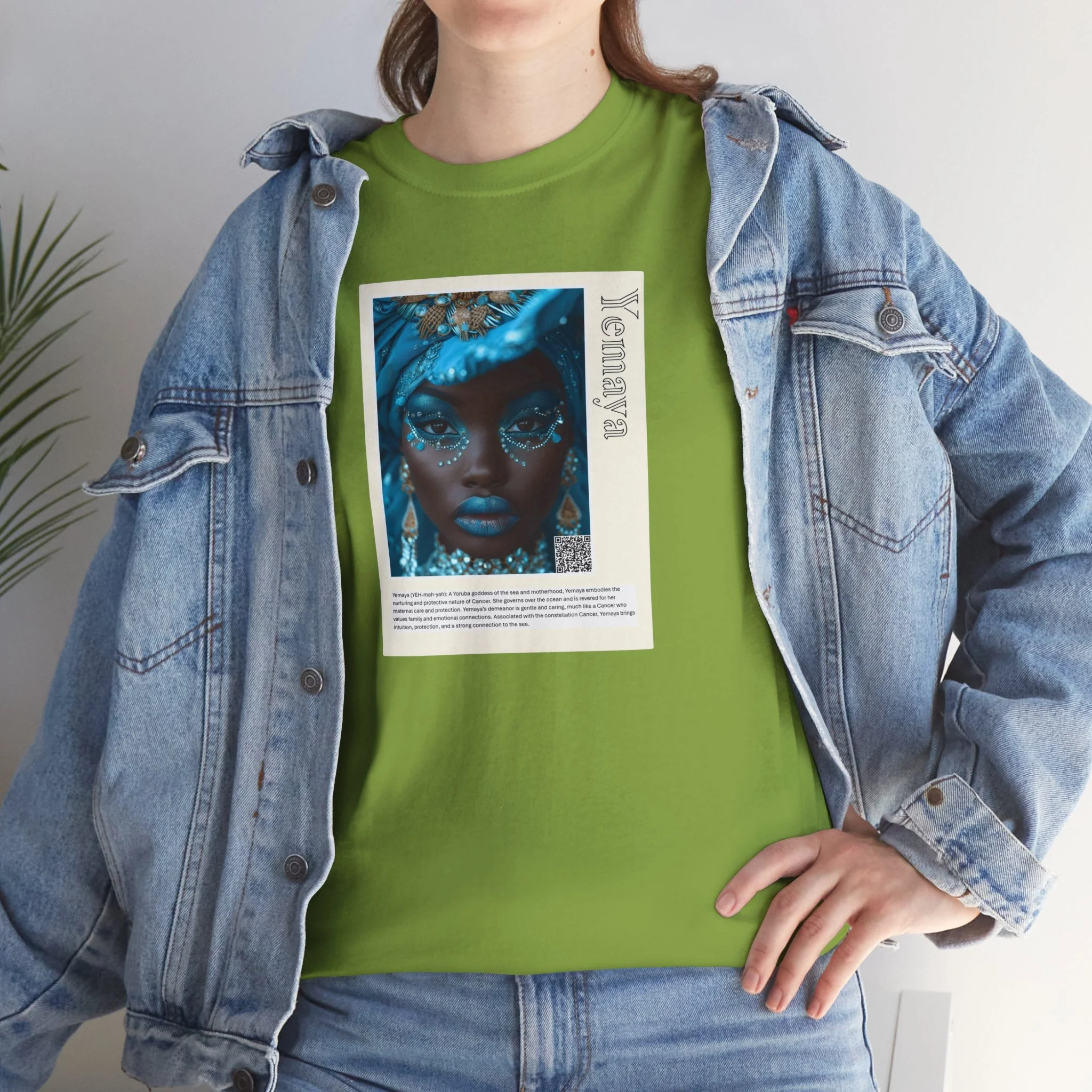 Yemaya Aziza & Fae Unisex Heavy Cotton Tee - Image 117