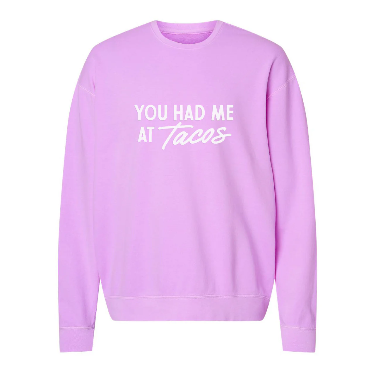 You Had Me At Tacos Washed Sweatshirt - Image 10