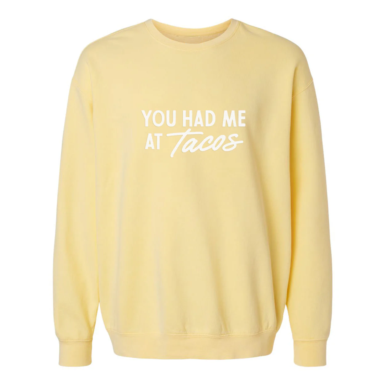 You Had Me At Tacos Washed Sweatshirt - Image 13