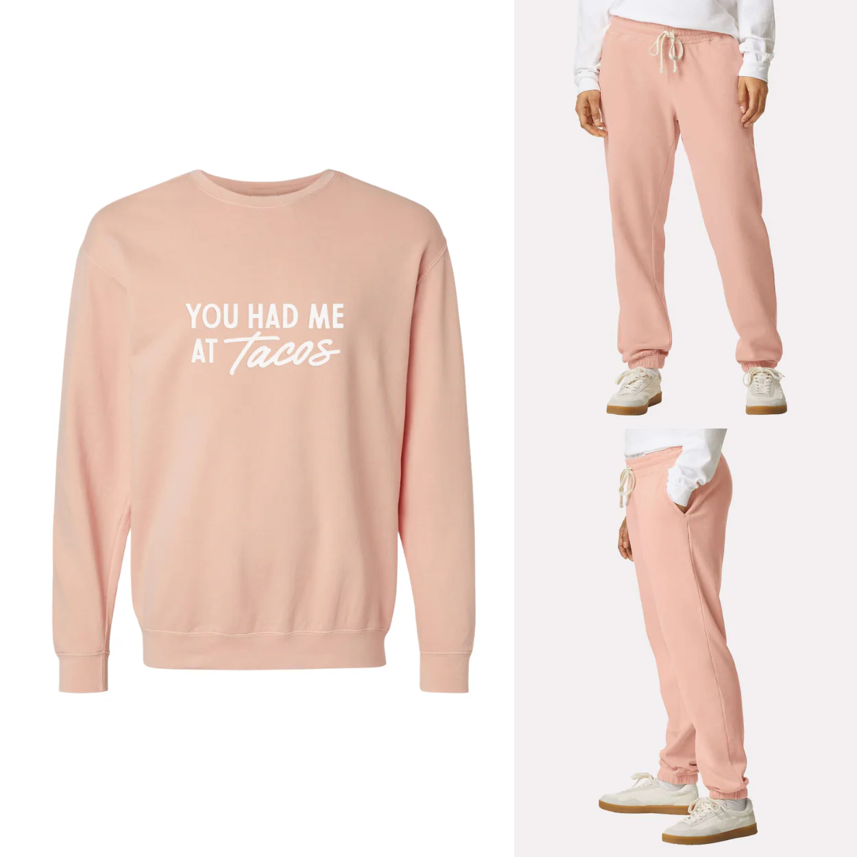 You Had Me At Tacos Washed Sweatshirt - Image 19