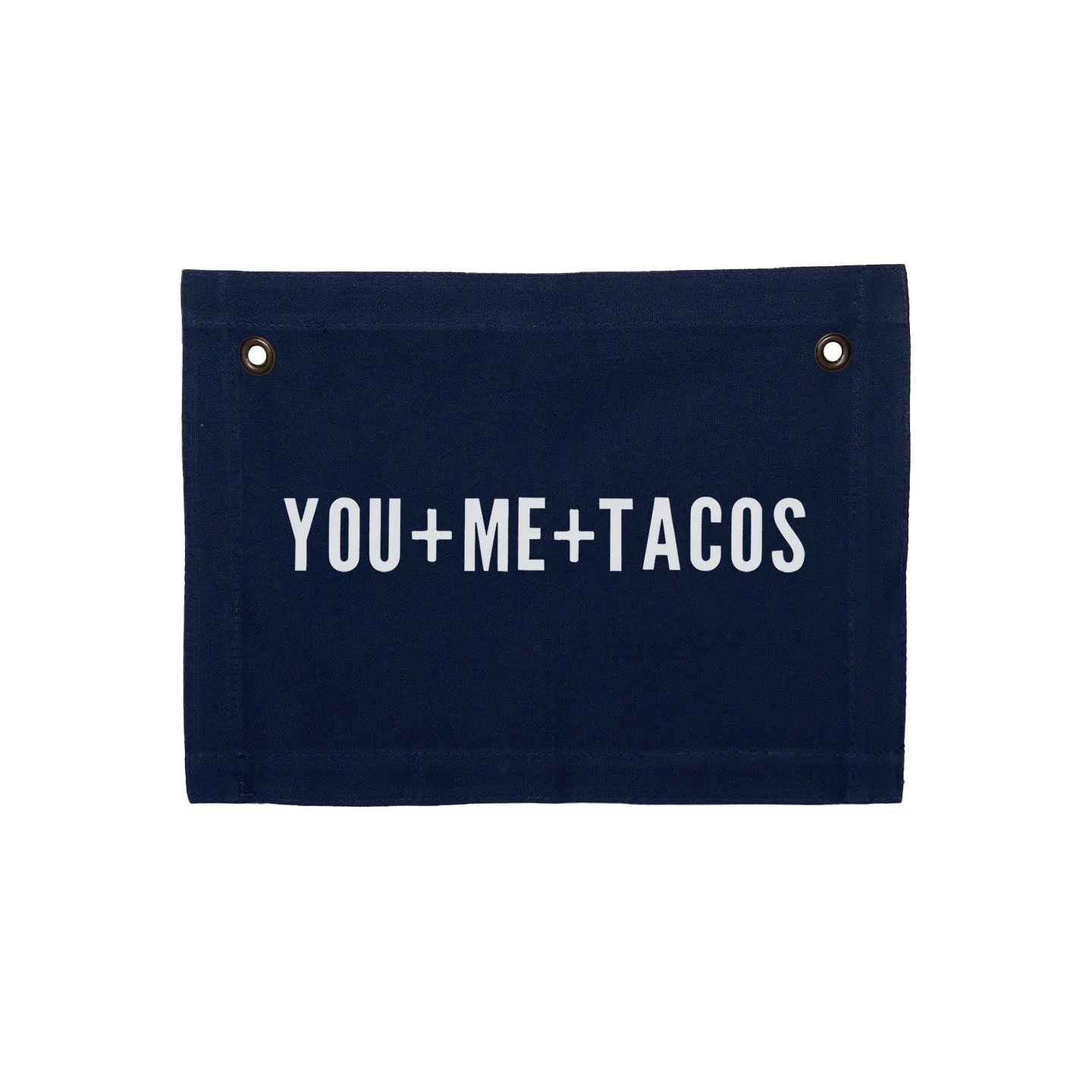 You+Me+Tacos Small Canvas Flag - Image 6